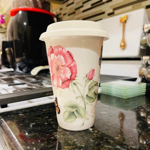 Lenox Butterfly Meadow Coffee Timbler - Picture 1 of 4